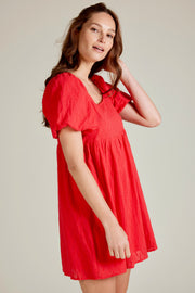 ROBE COURTE ROUGE - Andy & Lucy