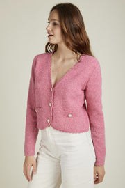 GILET ROSE - RÉFÉRENCE: ANGELE - MARQUE: - Andy & Lucy