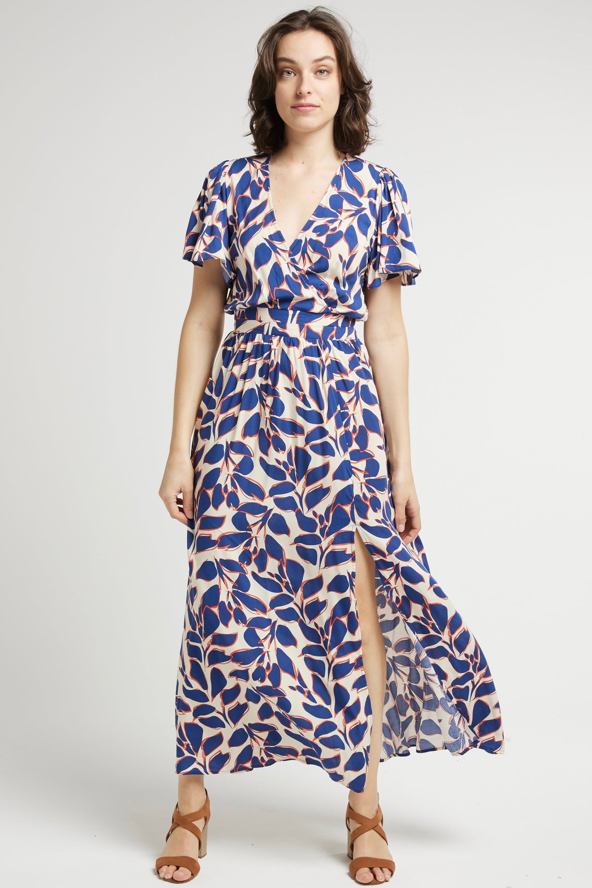 Robe Lucy  Opio 100% Coton - Bleu