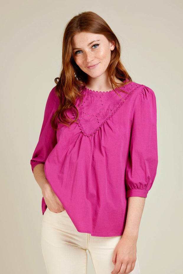 BLOUSE MAGENTA - Andy & Lucy