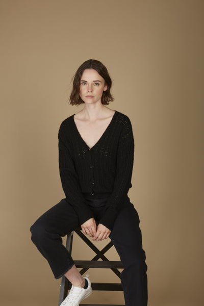 GILET NOIR - Andy & Lucy