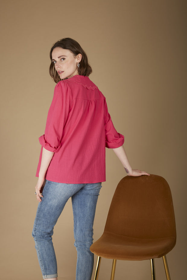 BLOUSE FUCHSIA - Andy & Lucy