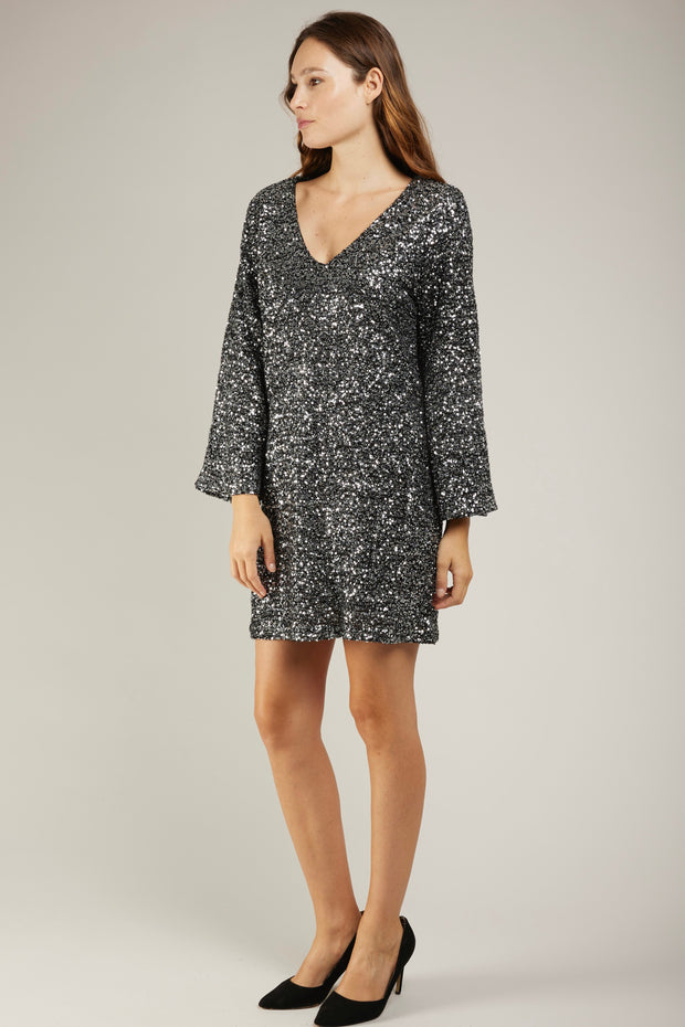 ROBE COURTE ARGENT - Andy & Lucy