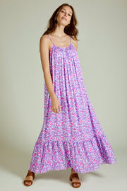 ROBE LONGUE VIOLET - Andy & Lucy