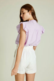 BLOUSE MAUVE - Andy & Lucy