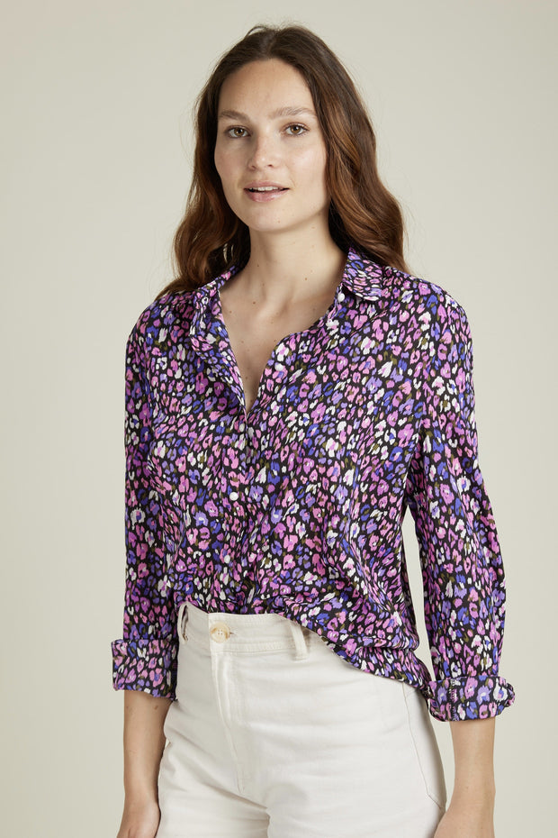 CHEMISE VIOLET - RÉFÉRENCE: THORA - MARQUE: A - Andy & Lucy